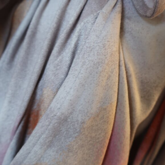 Womens Bumble Bella by Jill Martin Lavender Dreamy Watercolor Jersey Spa Robe M - Picture 5 of 11